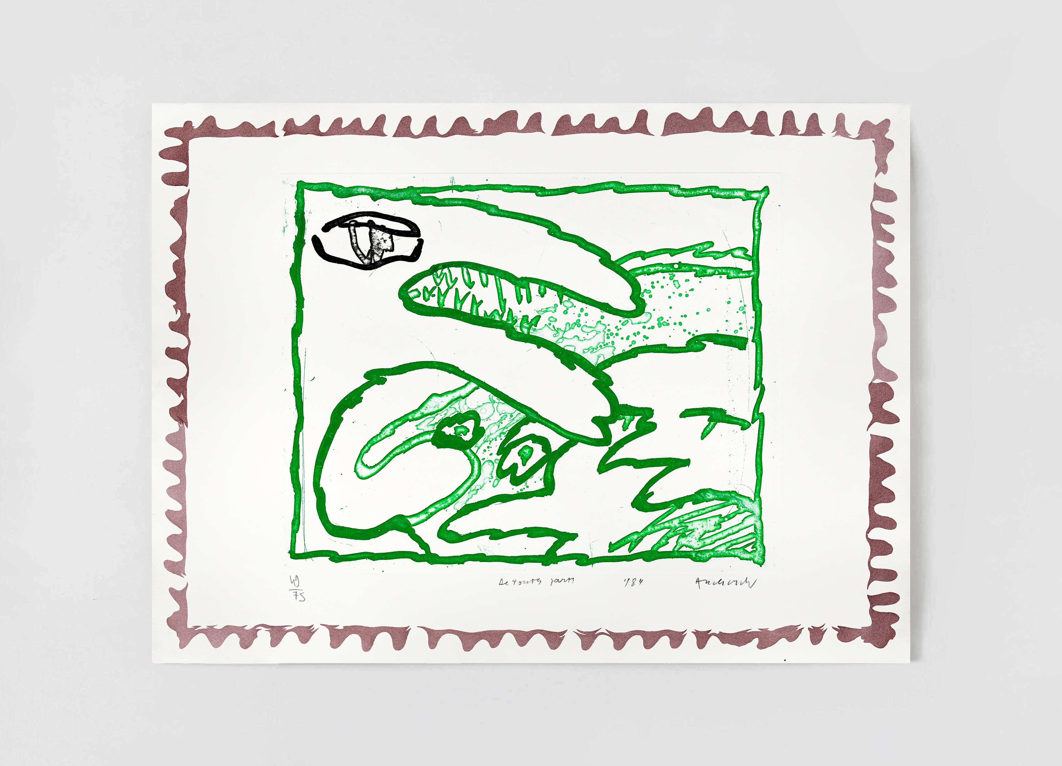 estampe De toutes parts Pierre Alechinsky