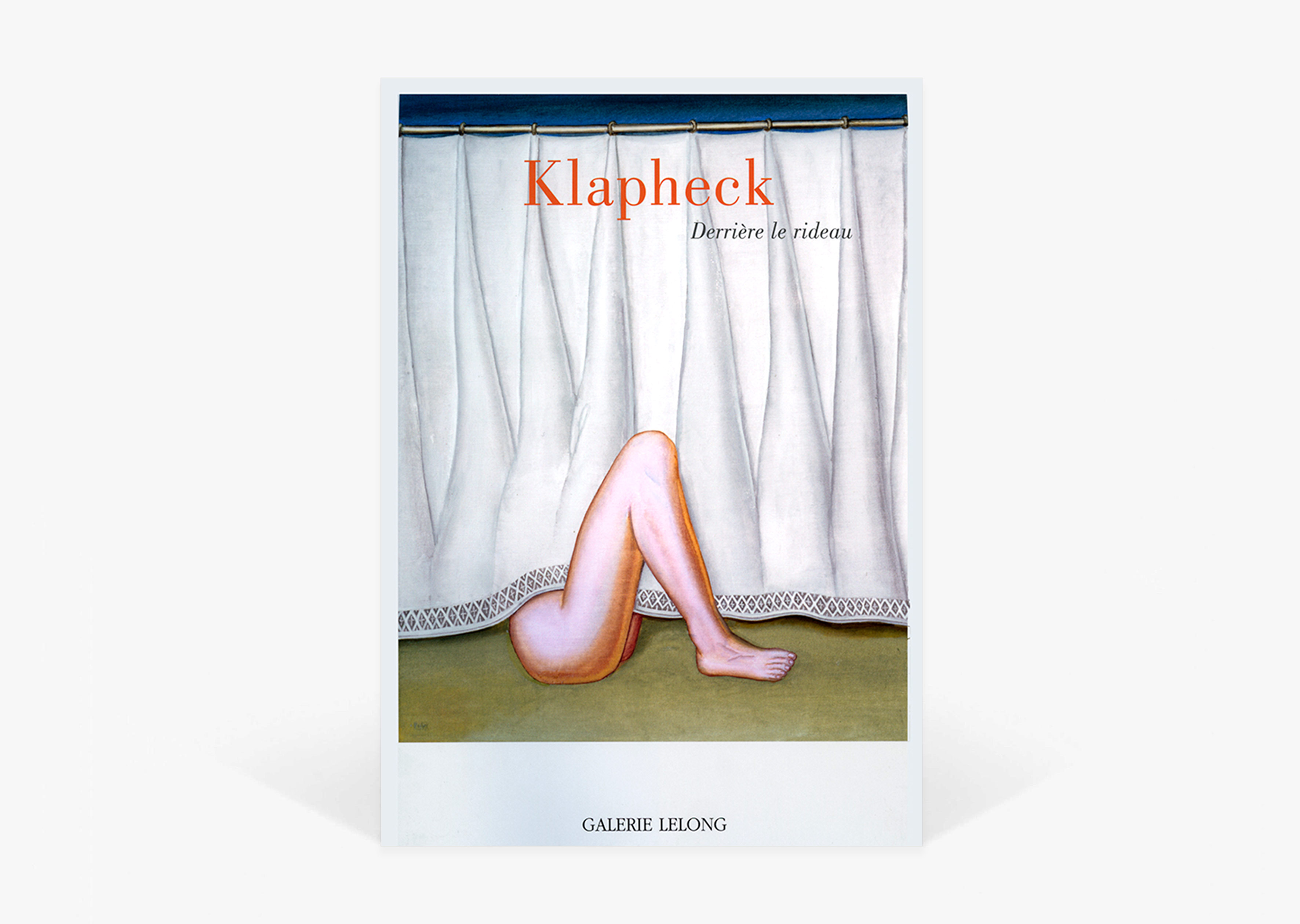 livre Derrière le rideau Konrad Klapheck
