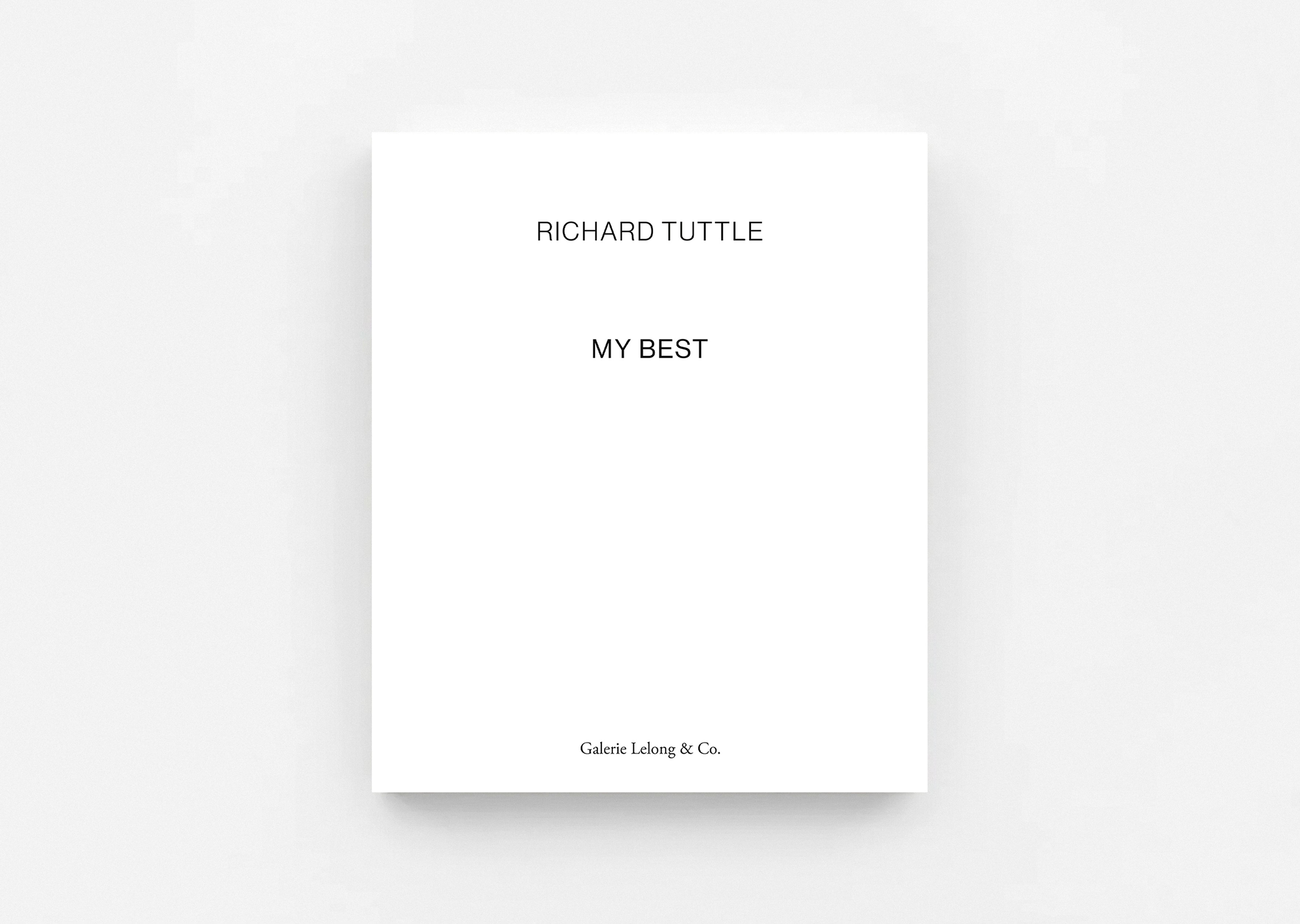 livre My Best Richard Tuttle