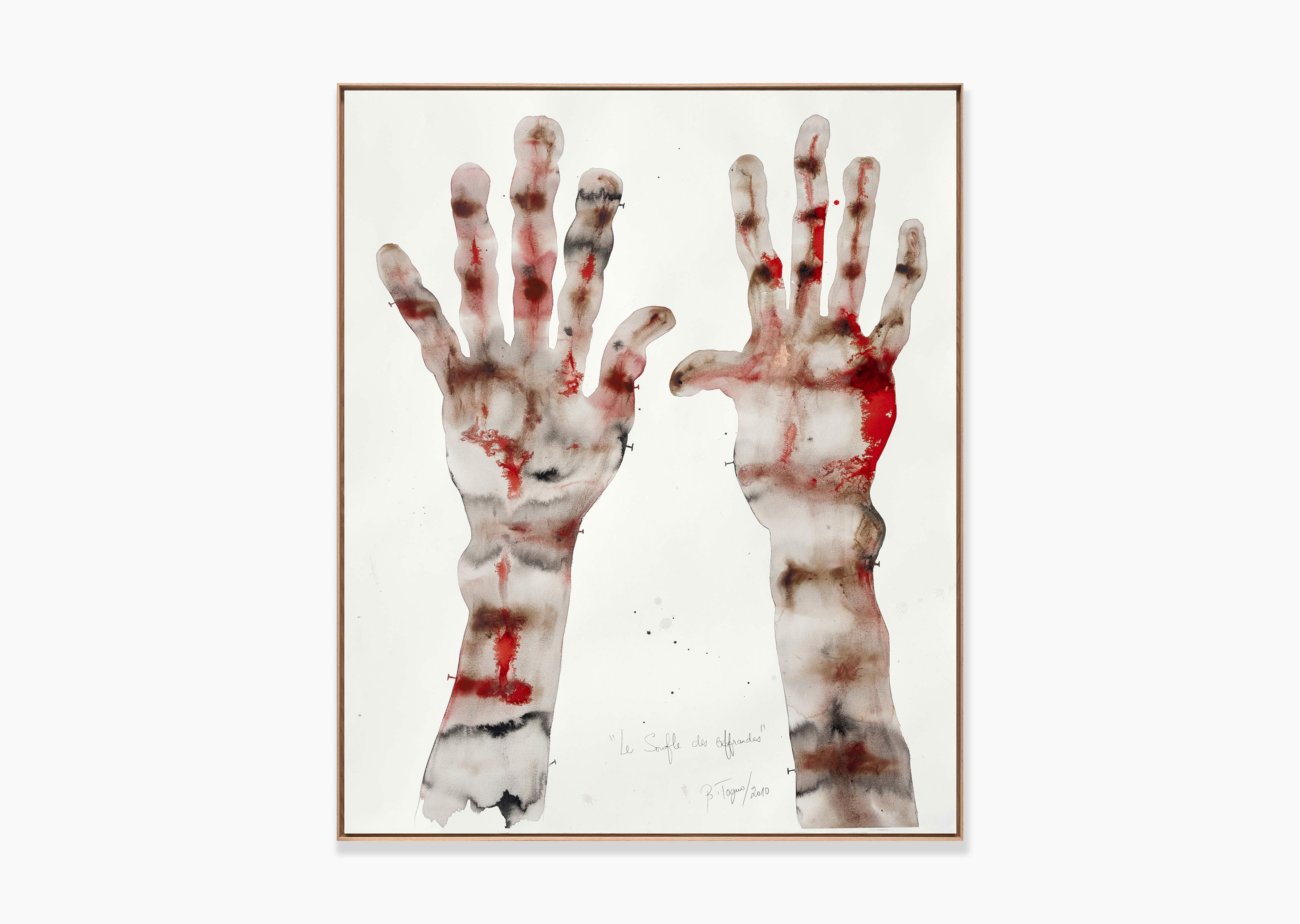 oeuvre Le souffle des offrandes Barthélémy Toguo