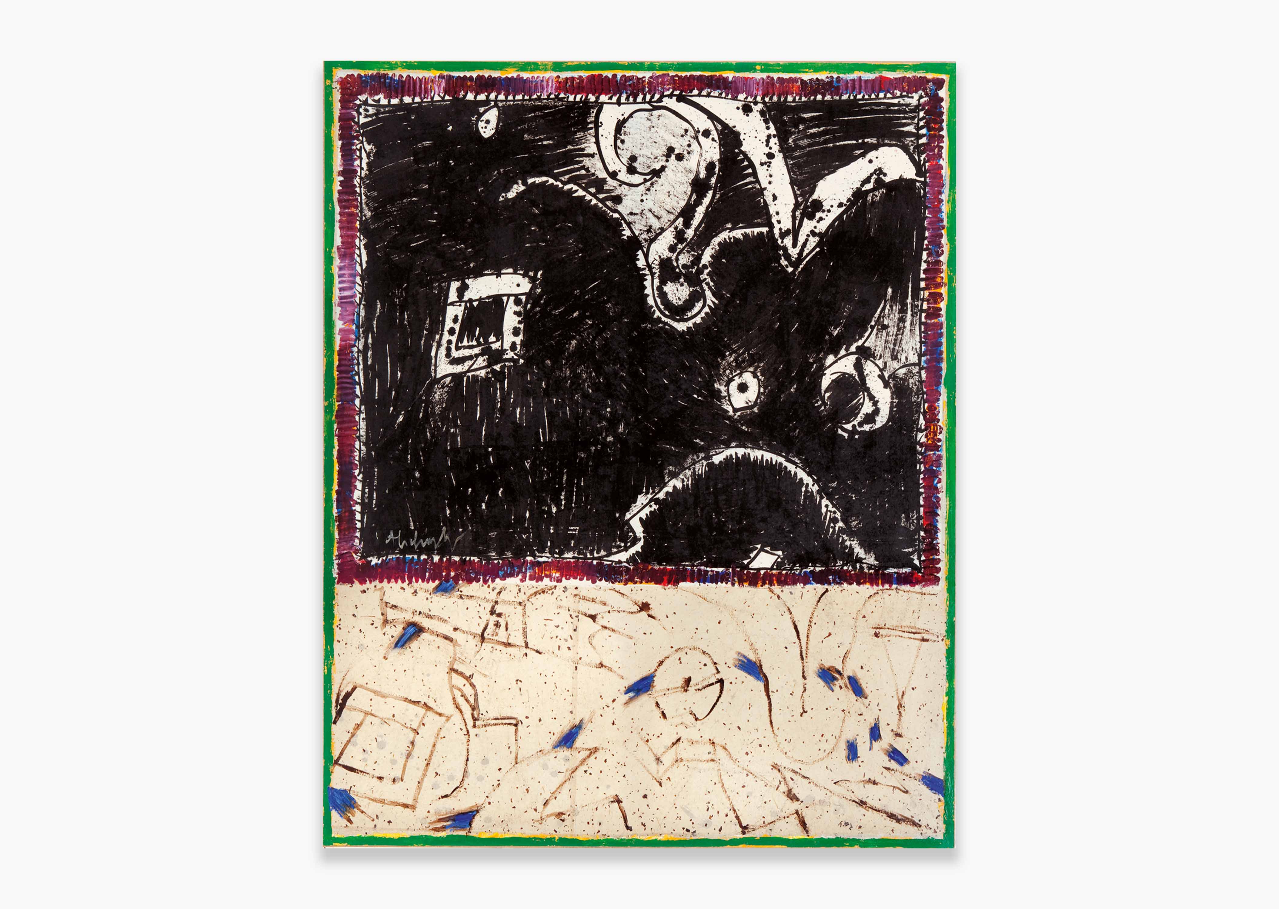 oeuvre En suspens Pierre Alechinsky