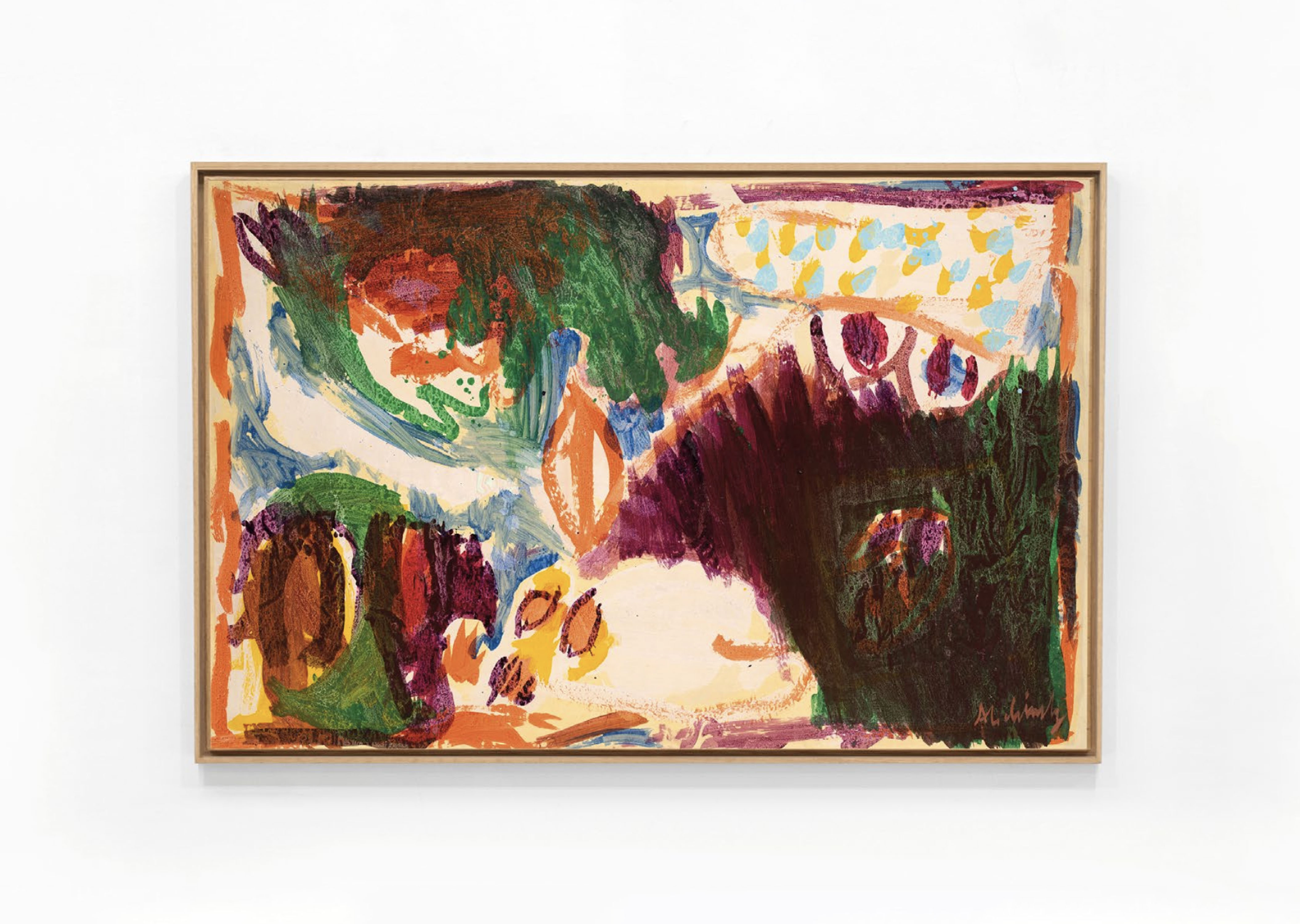 oeuvre Petite flamme Pierre Alechinsky