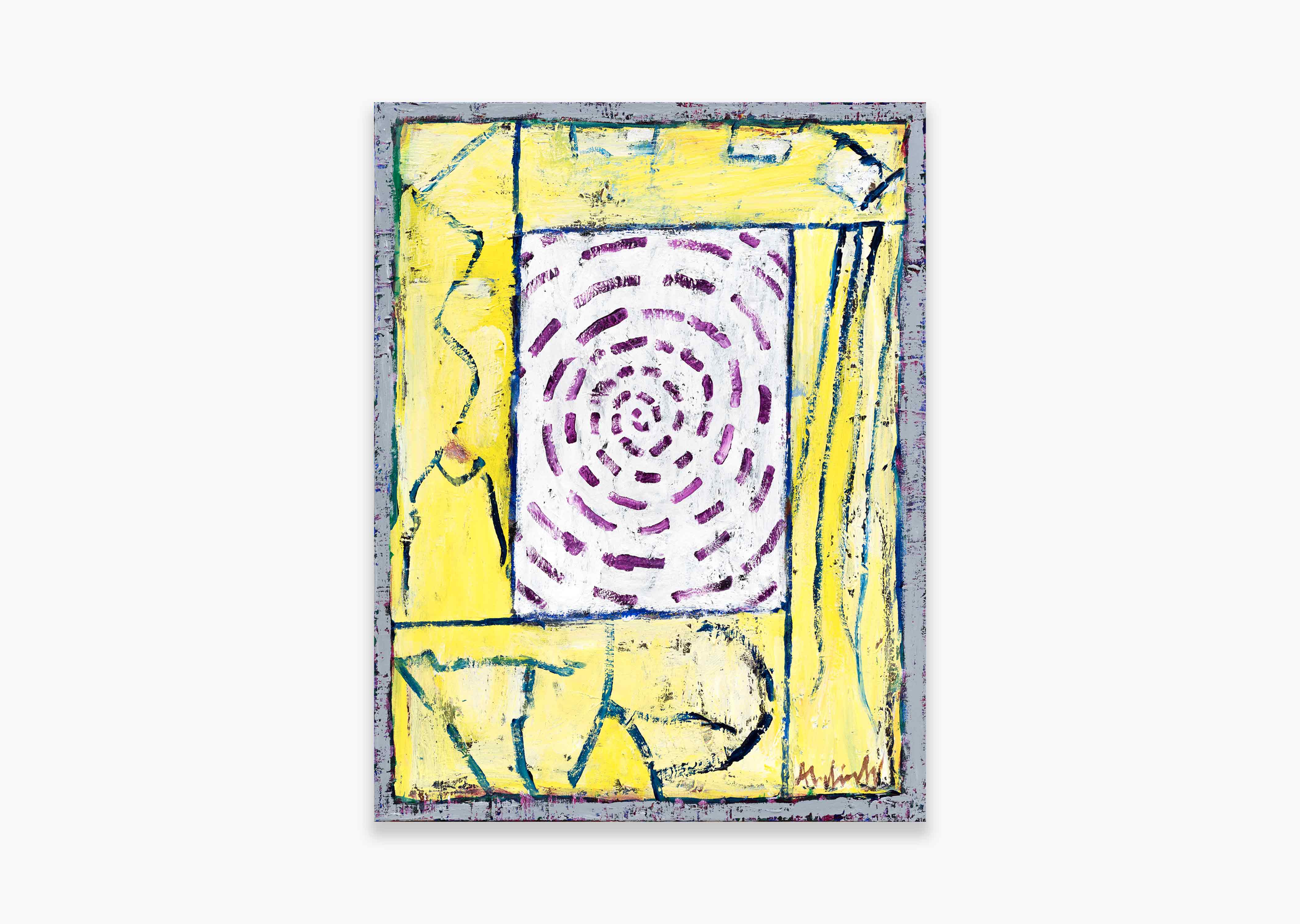 oeuvre Interruption Pierre Alechinsky