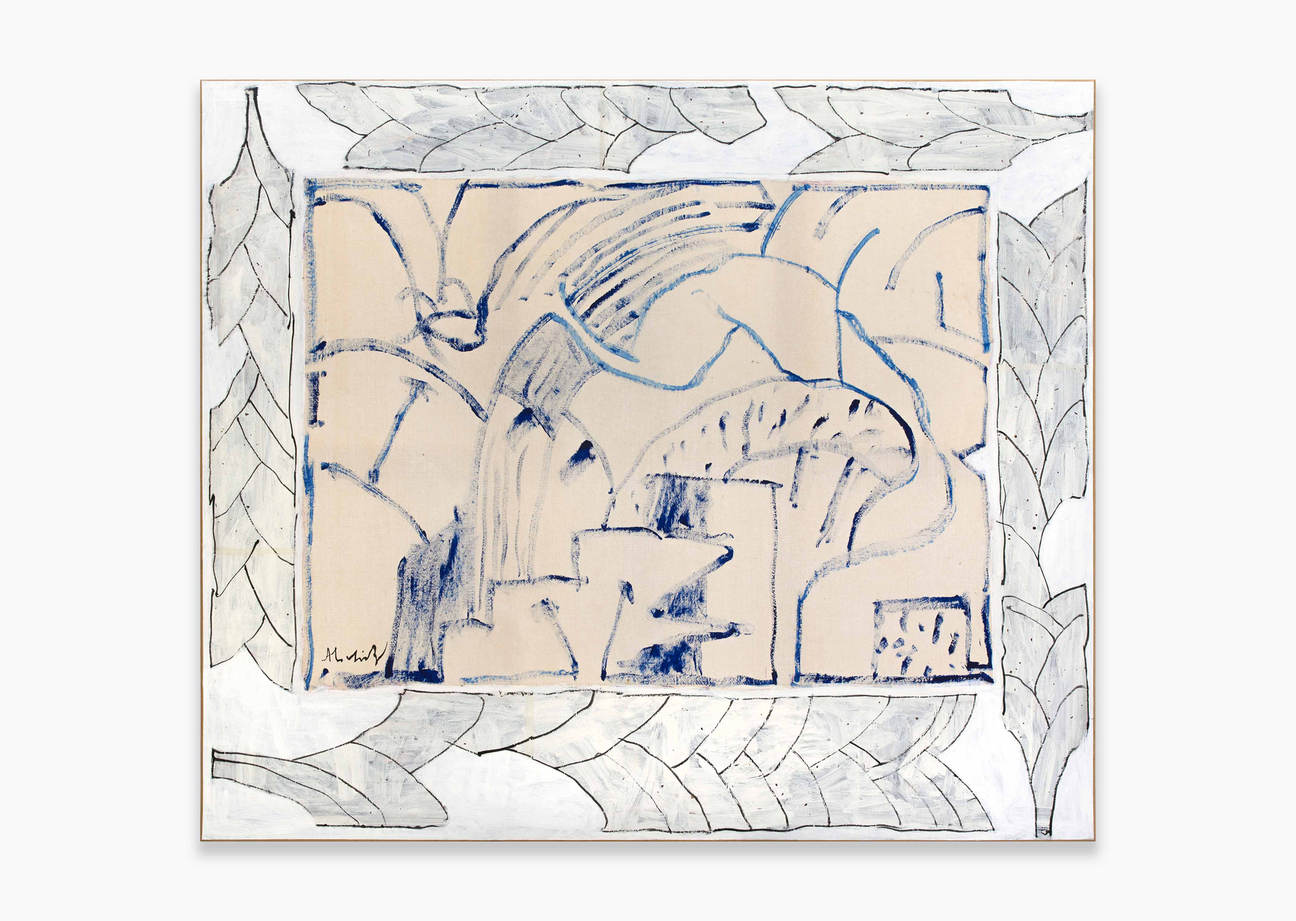 oeuvre Mouvements respiratoires Pierre Alechinsky