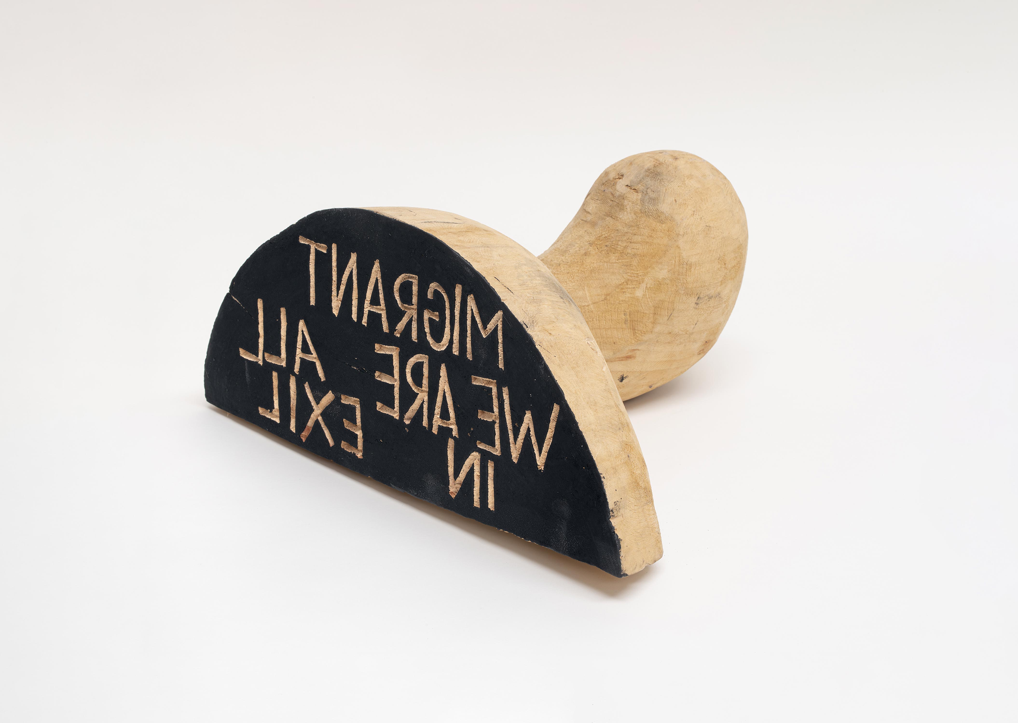 oeuvre Migrant We Are All In Exil Barthélémy Toguo