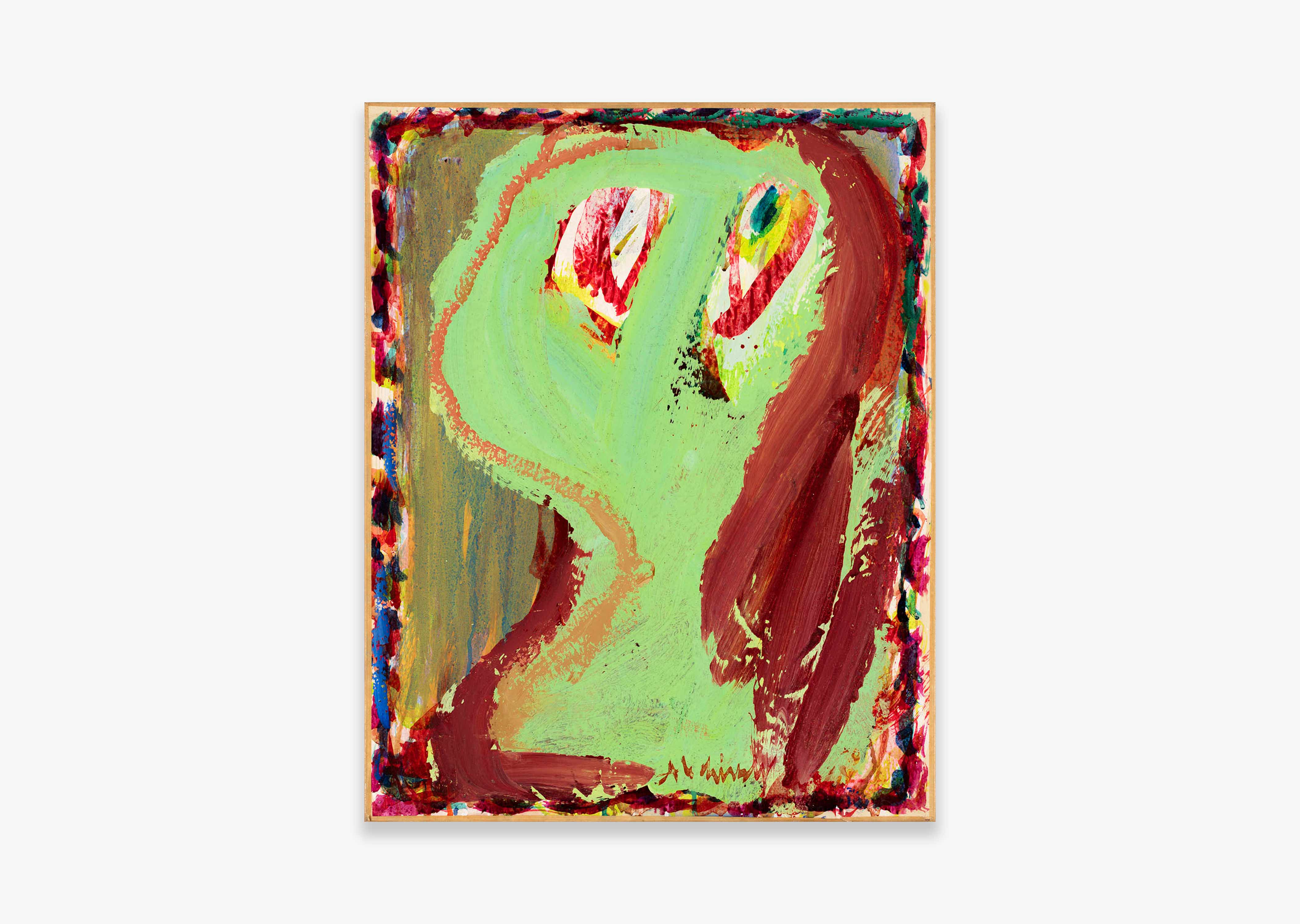 oeuvre Figure en berne Pierre Alechinsky