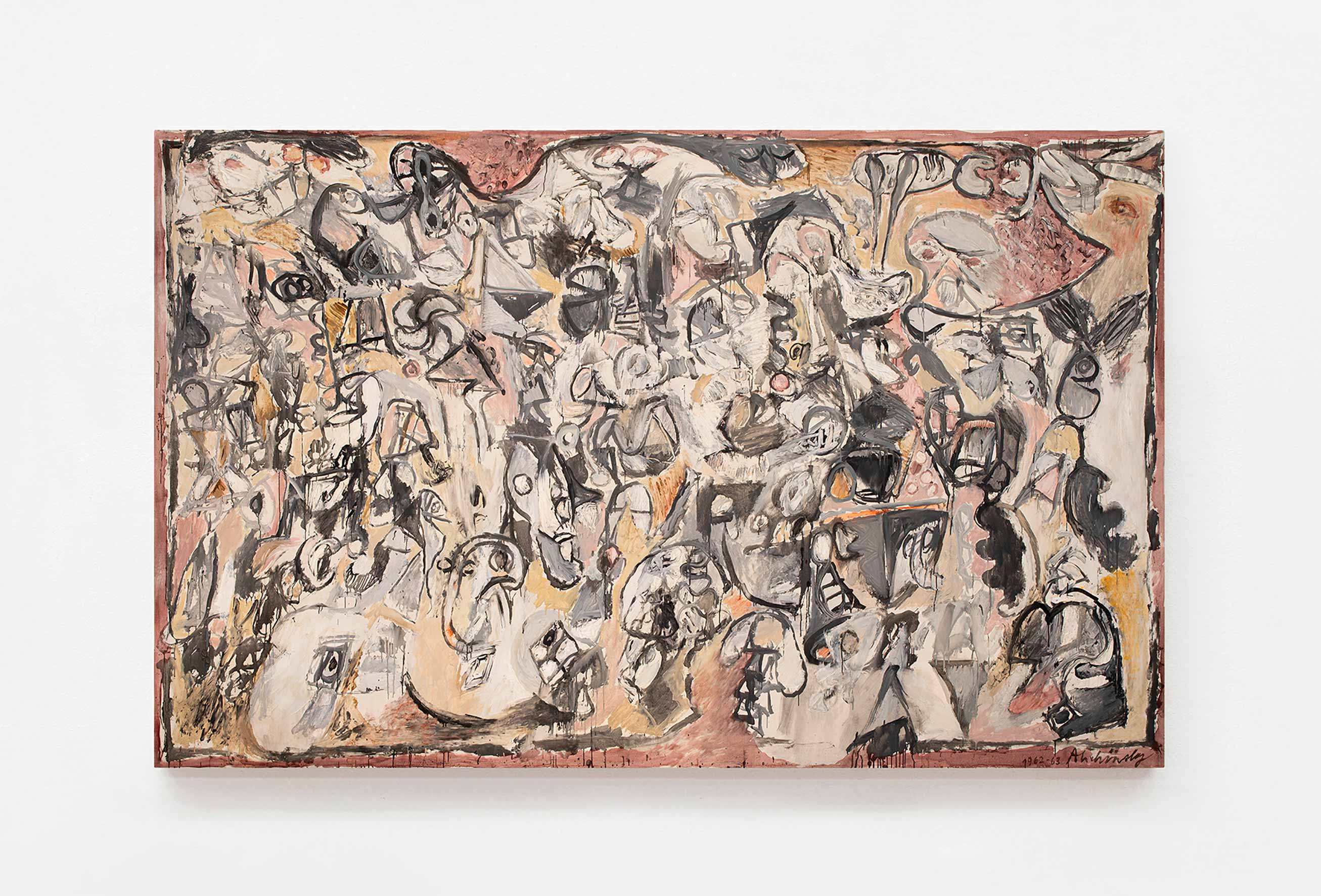 oeuvre Les structures élémentaires de la parenté Pierre Alechinsky